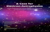 A Case for Electron-Astrophysics - Cosmos