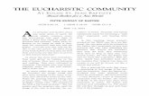 THE EUCHARISTIC COMMUNITY
