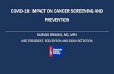 Dr. Durado Brooks COVID-19 Impact on Cancer Screening and ...