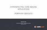 HYPERSPECTRAL CORE IMAGING APPLICATIONS - PORPHYRY …