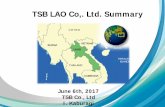 TSB LAO Co,. Ltd. Summary - ASEAN