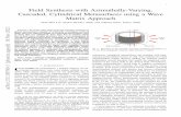 Field Synthesis with Azimuthally-Varying, Cascaded ...