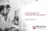 Practical Insights into Real-World FHIR Implementation