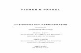 ACTIVESMART™ REFRIGERATOR - Fisher & Paykel