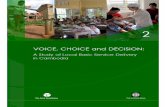 VOICE, CHOICE AND DECISION 2 82654 - World Bank