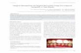 Surgical Management of Gingival Recession Using Free ...
