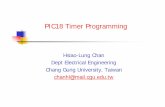 PIC18 Timer Programming - cgu.edu.tw
