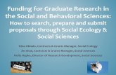 Funding for Graduate Research in the ... - UCI Social Sciences
