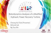 Rotordynamics Analyses of a Modified Hydraulic Power ...
