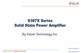 S387X Series Solid State Power Amplifier