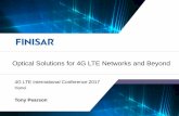 Optical Solutions for 4G LTE Networks and Beyond
