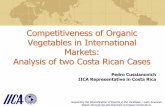 Competitiveness of Organic Vegetables in International ...