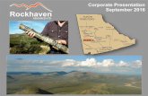 Forward Looking Statements - Rockhaven Resources