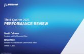 Third-Quarter 2021 PERFORMANCE REVIEW