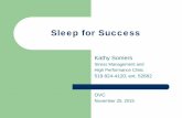 Sleep for Success - University of Guelph