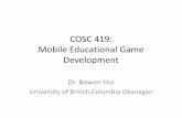 COSC$419: Mobile$Educational$Game$ Development