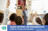 TRAUMA-INFORMED CARE IMPLEMENTATION Toolkit for …