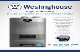 High Efficiency - Westinghouse Water Heating