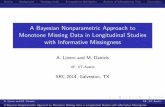 A Bayesian Nonparametric Approach to Monotone Missing Data ...