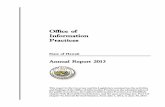 OIP Annual Report 2013 - Office of Information Practices -