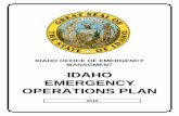 IDAHO EMERGENCY OPERATIONS PLAN