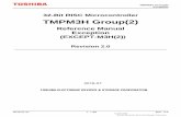 32-Bit RISC Microcontroller TMPM3H Group(2)