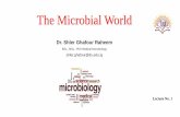 The Microbial World - Lecture Notes - TIU - Lecture Notes