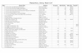 Elementary Libray Book List - Fordville-Lankin Public School