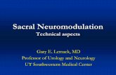 Sacral Neuromodulation Technical aspects - WJ Weiser & Associates
