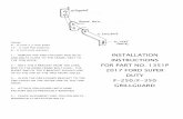 INSTALLATION INSTRUCTIONS FOR PART NO. 1351P 2017 FORD ...