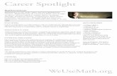 Career Spotlight - WeUseMath.org – When will I use math