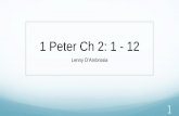 1 Peter Ch 2: 1 - 12 - Coburg Road Church of Christ