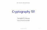 Cryptography 101 - Duke University