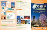 ACN2015 Second Circular - ACN2015 12th Asian Congress of
