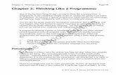 Chapter 5: Thinking Like a Programmer