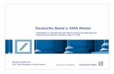 Deutsche Bank’s AMA Model)