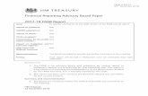 Financial Reporting Advisory Board Paper 2017-18 FRAB Report