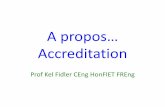 A propos Accreditation - RAEng
