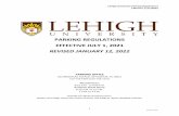 PARKING REGULATIONS EFFECTIVE JULY 1, 2021 - Lehigh …