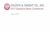 Safe Harbor Statement - Church & Dwight Co., Inc.