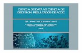 CIENCIA DE DATA VS CIENCIA DE DECISION: RESULTADOS DE ACDC