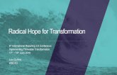 Radical Hope for Transformation - REPORTING 3