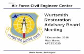 Wurtsmith Restoration Advisory Board Meeting