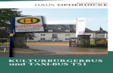KULTURBÜRGERBUS und TAXI-BUS T51
