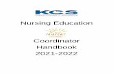 Nursing Education Coordinator Handbook 2021-2022
