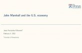 John Marshall and the U.S. economy