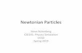 Newtonian Particles