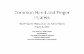 Draper - Hand and Finger Injuries