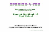 Spanish Workbook IA High School