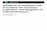 Handbook of Guidelines and Procedures for Inventory ...